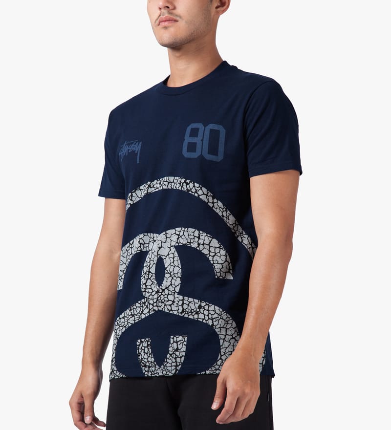 Stüssy - Navy Elephant Link T-Shirt | HBX - Globally Curated