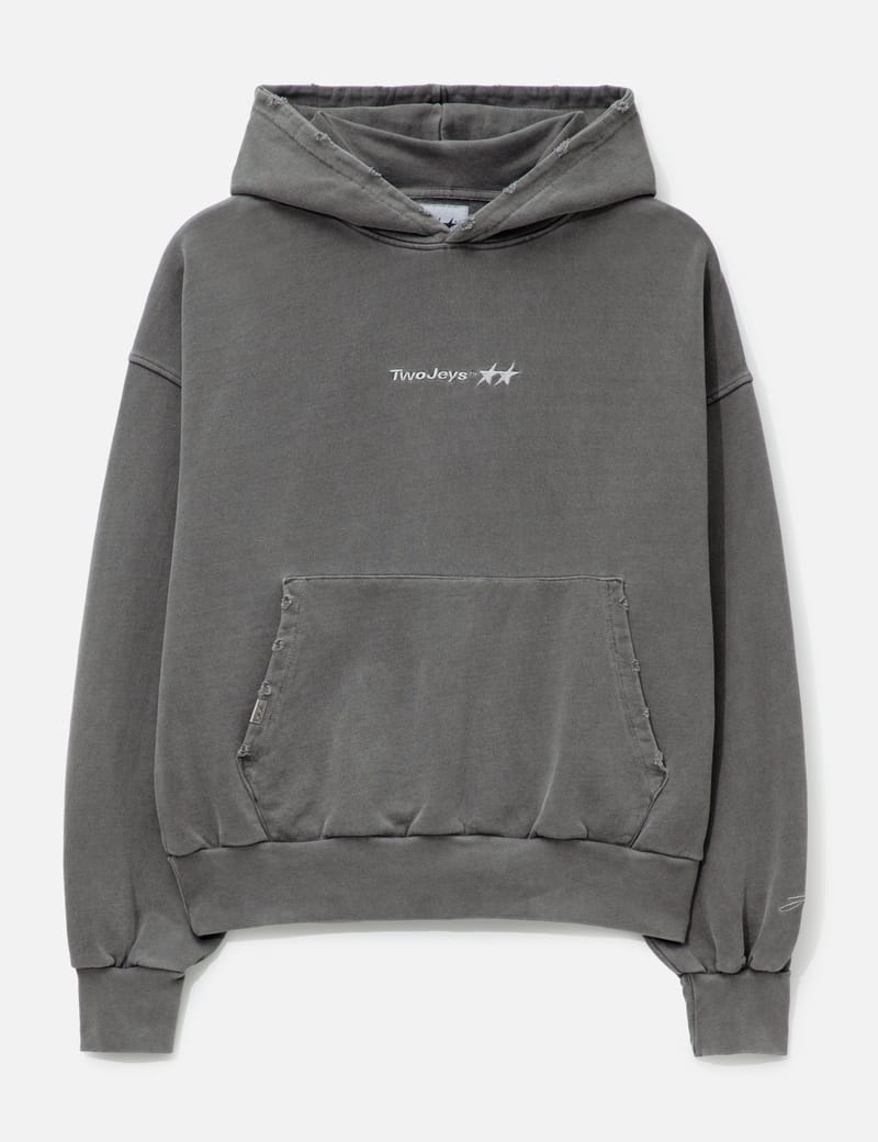 TwoJeys pigment dyed blue icon フーディー Pigment Dyed Blue Icon Hoodie – Twojeys