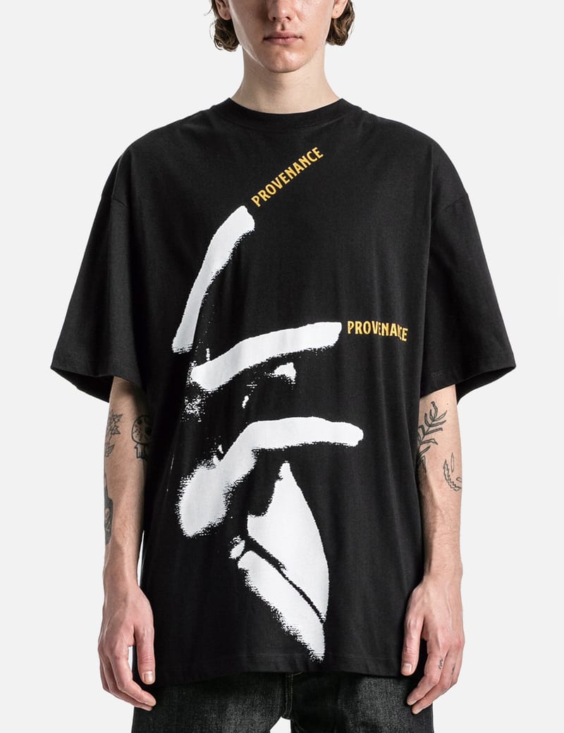 Raf Simons - OVERZISED T-SHIRT WITH NAILS PRINT FRONT AND