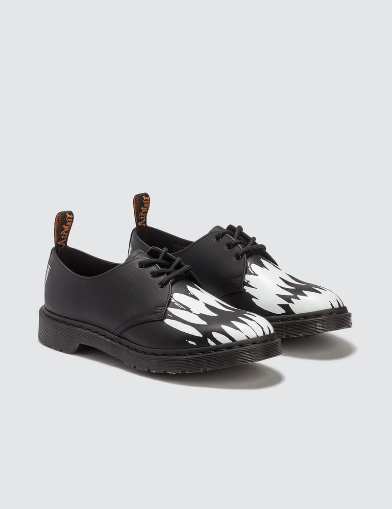 Dr. Martens - Dr. Martens X Pleasures Teeth Print Lace-Up Shoes | HBX