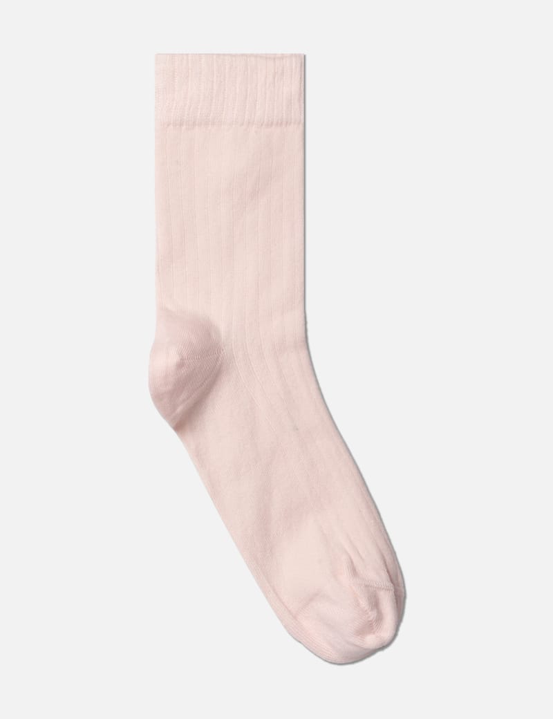 国内発送☆MAISON KITSUNE☆HANDWRITING SOCKS/WHITE MAISON KITSUNE HANDWRITING SOCKS | Maison Kitsuné