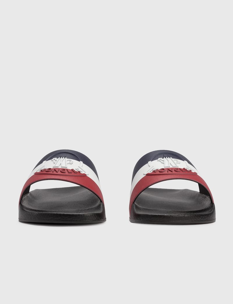 Moncler - Basile Slides | HBX - Globally Curated Fashion and