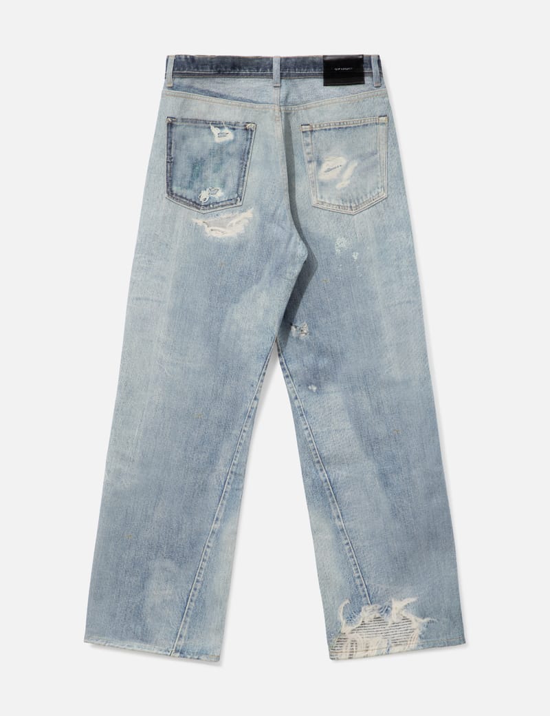 Our Legacy Third Cut Jeans - Relaxed-fit cotton jeans with digital