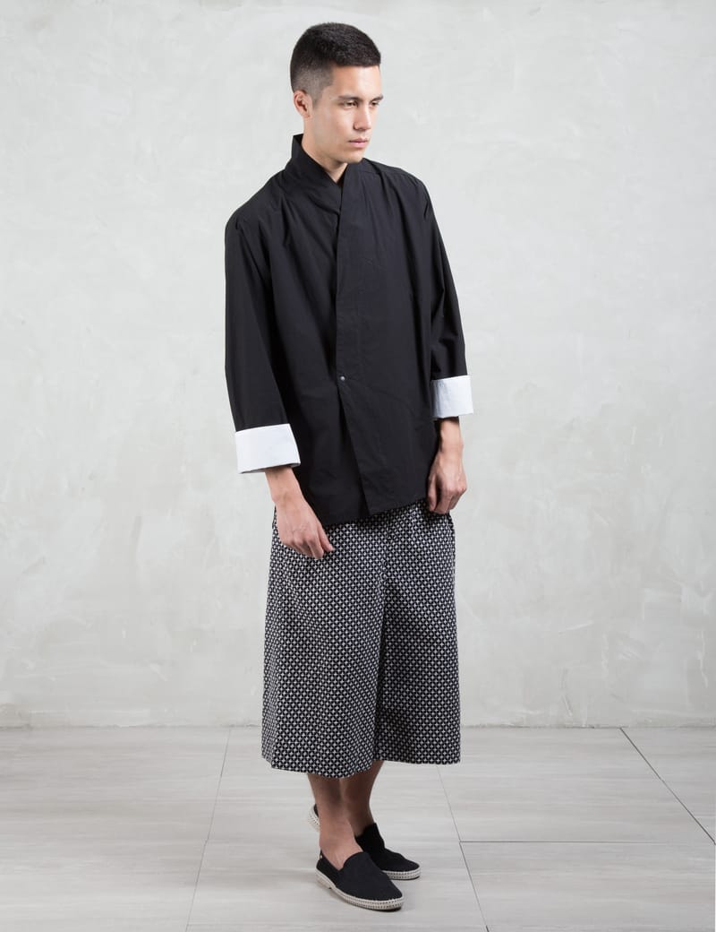 Sasquatchfabrix. - Sashiko Hakama Shorts | HBX - Globally Curated