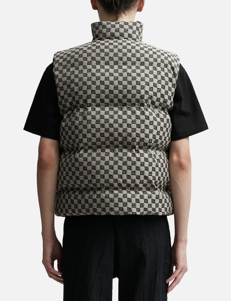 Misbhv - JACQUARD CANVAS MONOGRAM PUFFER VEST | HBX - Globally