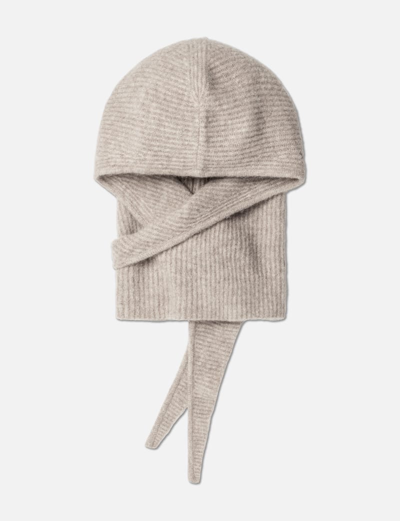 GANNI Striped Soft Wool Zip Balaclava (Phantom) – CNCPTS