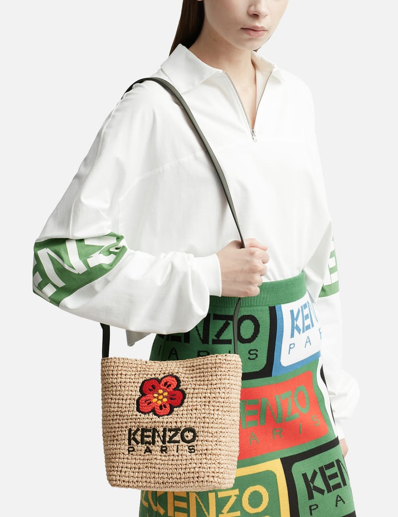 【新品未使用】Kenzo　Mini Ruck sack Kenzo Paris Mini Backpack Bag blue/silver hardware Pre-owned