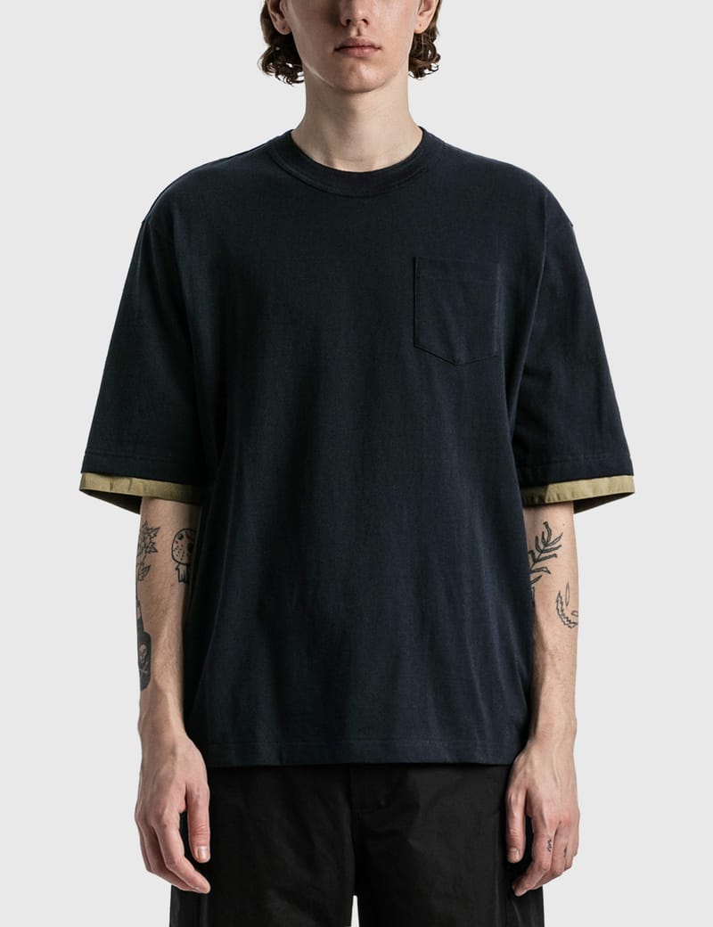 Sacai - Sport Mix T-Shirt | HBX - Globally Curated Fashion and