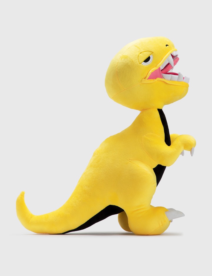 Elbo - Yellow Open Mouth Raptor Plush Toy | HBX
