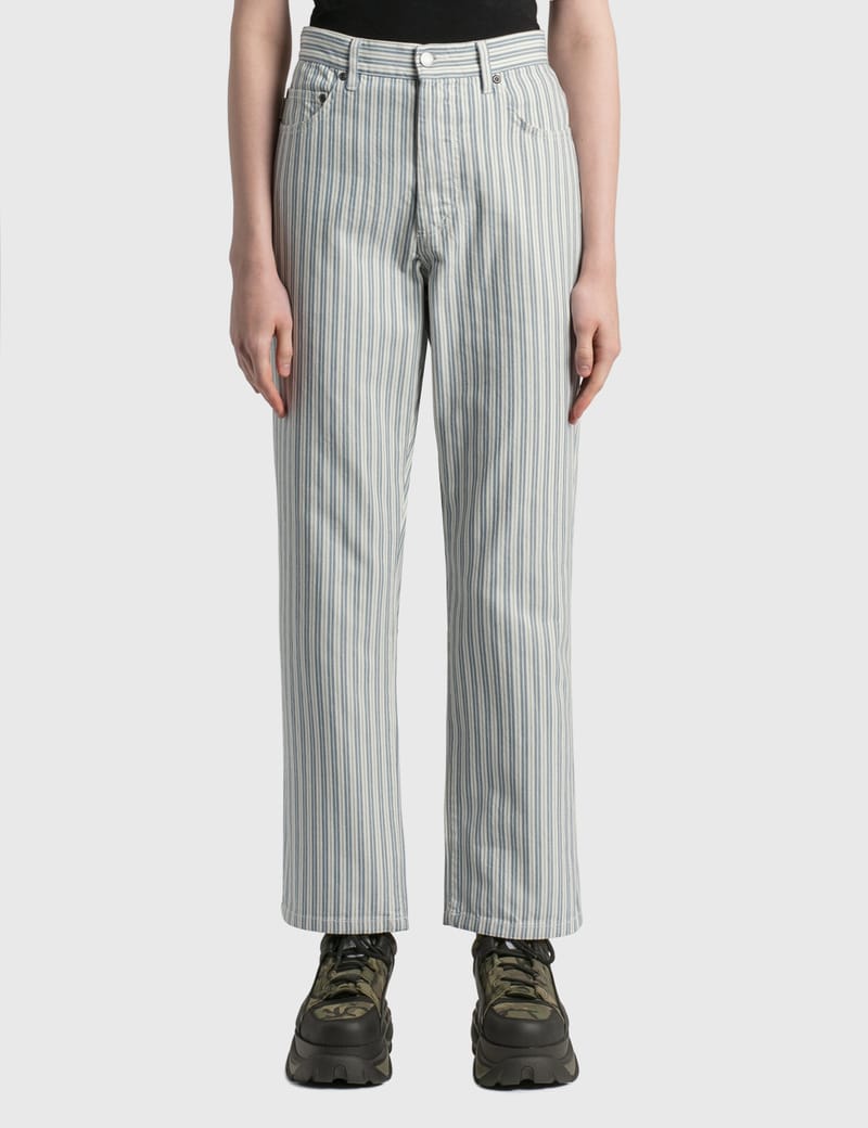 Stüssy - Stripe Big OL' Jeans | HBX - Globally Curated Fashion and