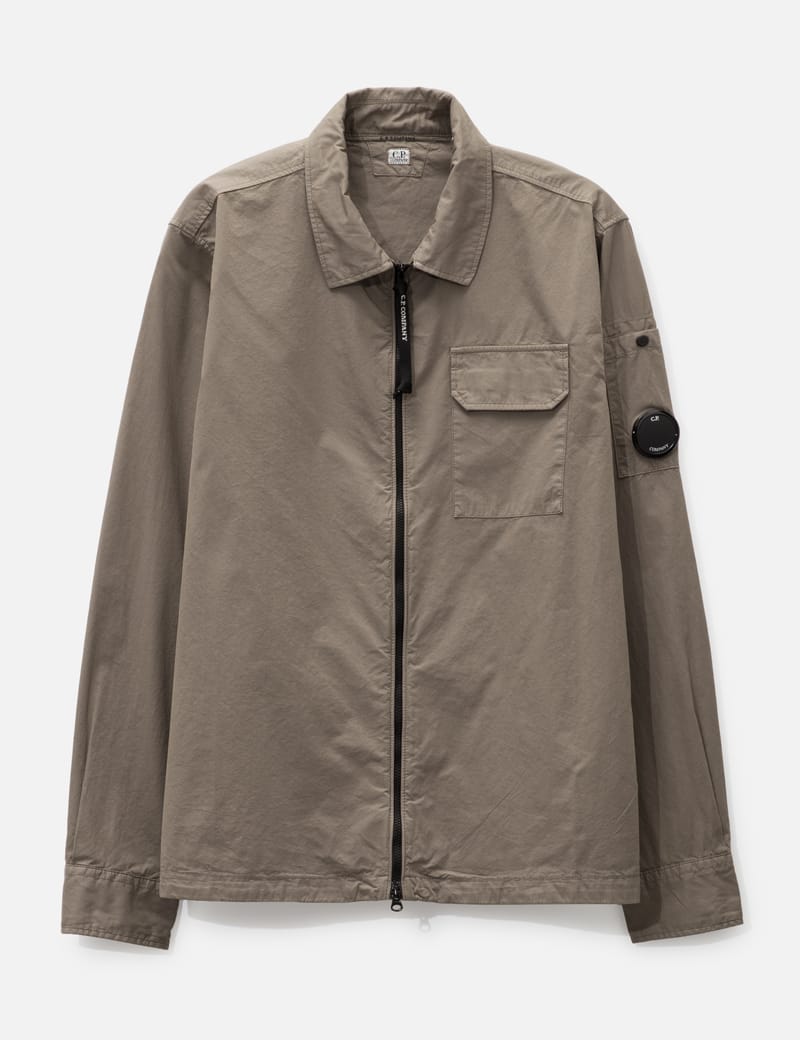 Cp company garment dyed overshirt best sale