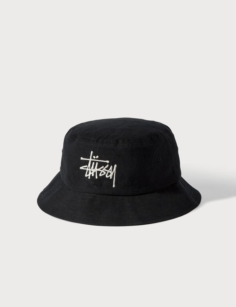 Stüssy - Big Logo Canvas Bucket Hat | HBX - Globally Curated