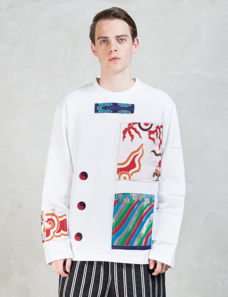 XANDER ZHOU - Patchwork Sweatshirt | HBX - Globally Curated