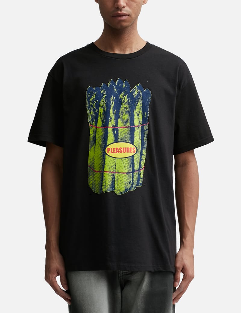 【PLEASURES】 VEGGIE T-SHIRT Black Pleasures - VEGGIE T-SHIRT | HBX - Globally Curated Fashion