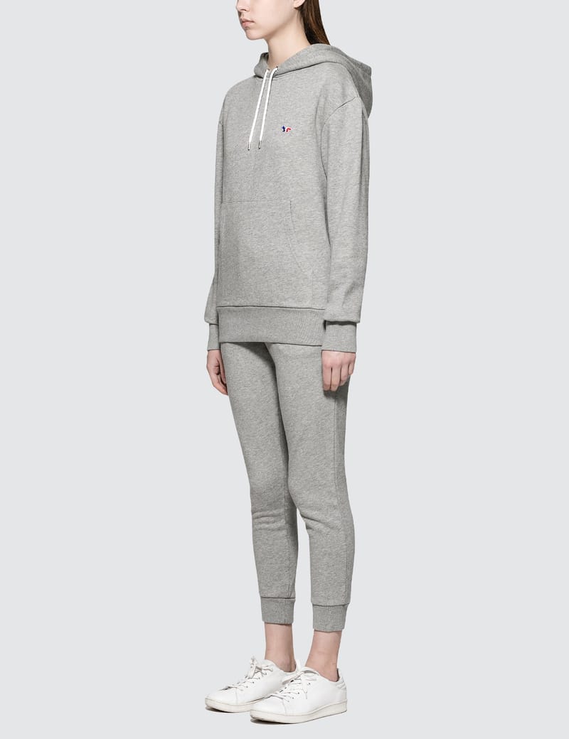 Maison Kitsuné - Tricolor Fox Patch Hoodies | HBX