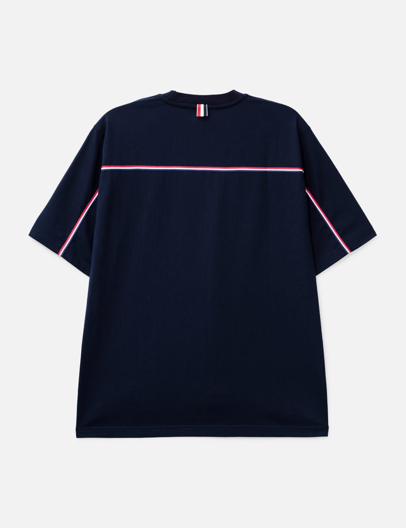Thom Browne - RWB Knit Trim T-shirt | HBX - Globally Curated