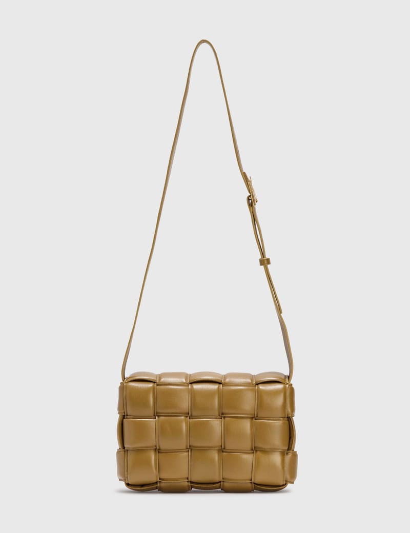 【BOTTEGA VENETA】Padded Cassette Bag Acorn Buy Bottega Veneta Small Padded Cassette Bag 'Avocado/Gold