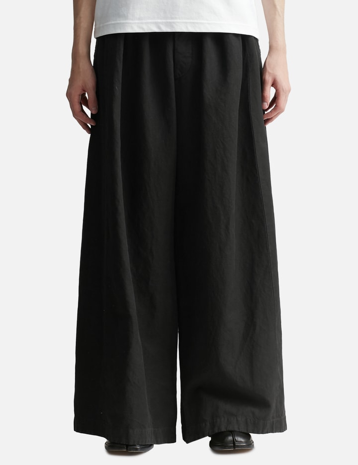 Maison Margiela Cotton Linen Canvas Trousers HBX Globally Curated