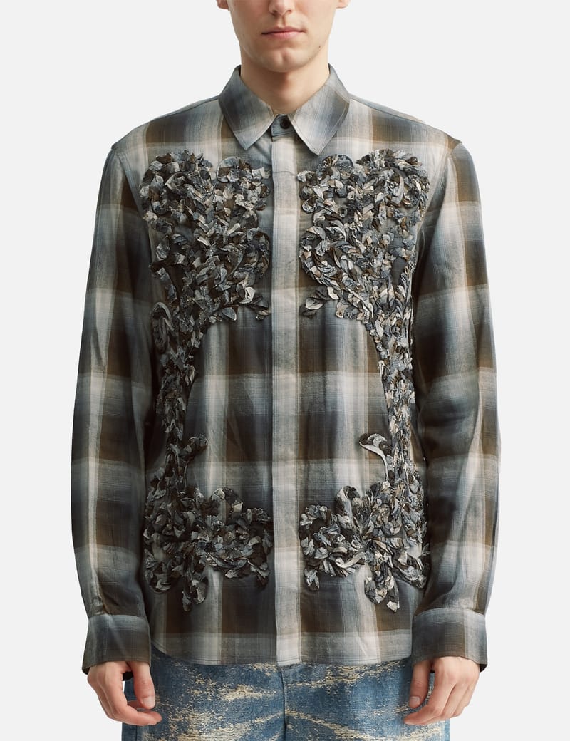 TAAKK - Check Embroidery Shirt | HBX