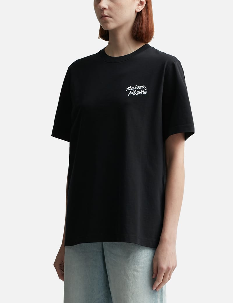MAISON KITSUNE HANDWRITING COMFORT TEE-SHIRT | Maison Kitsuné