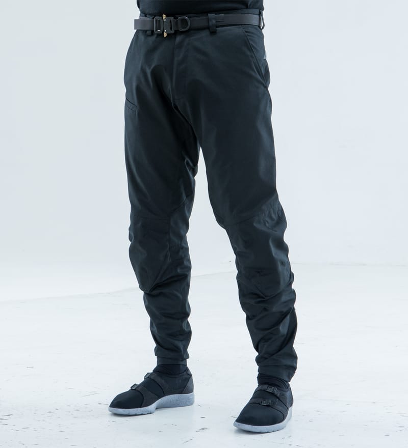 Black P10-S High Density Gabardine Articulated Pants