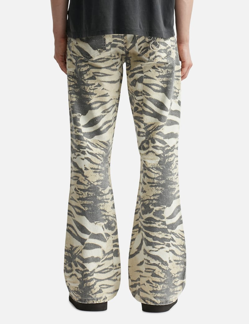 Stockholm Surfboard Club - Printed Bootcut Jeans | HBX