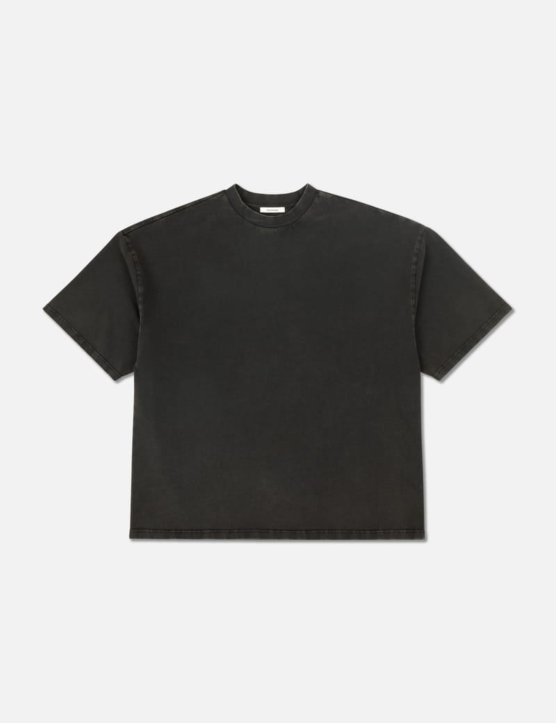 Entire Studios Box Crew Washed Black - Heavyweight organic cotton