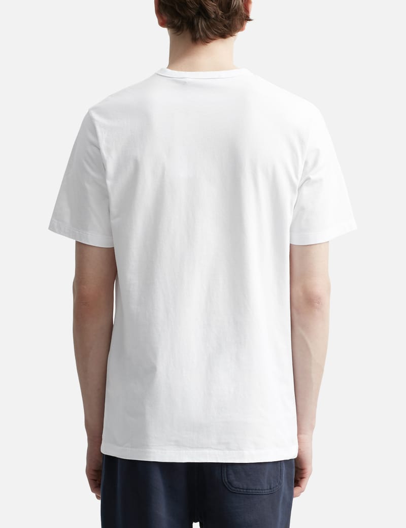 Maison Kitsuné - Tricolor Fox Patch Classic Pocket T-shirt | HBX