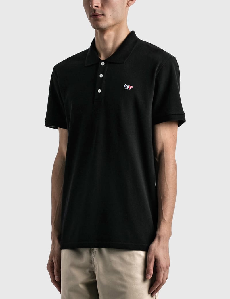 Maison Kitsuné - Tricolor Fox Patch Classic Polo Shirt | HBX