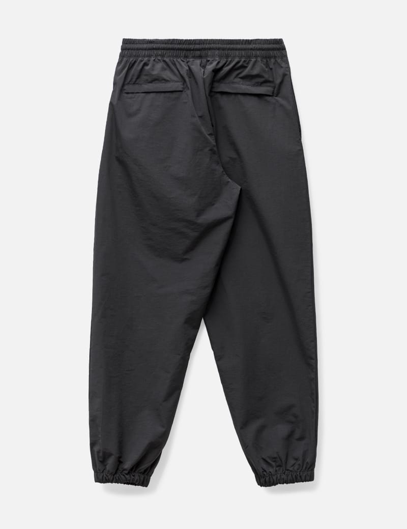 Black nylon track pants new arrivals