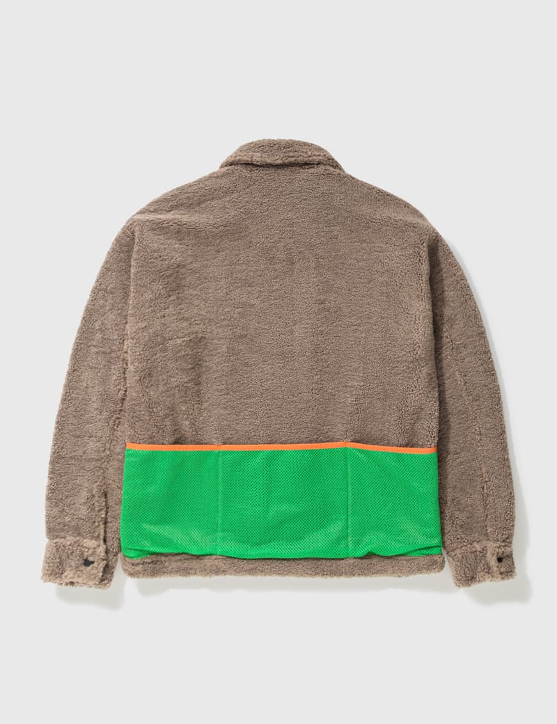Brain Dead - SHERPA ZIP JACKET | HBX - Globally Curated