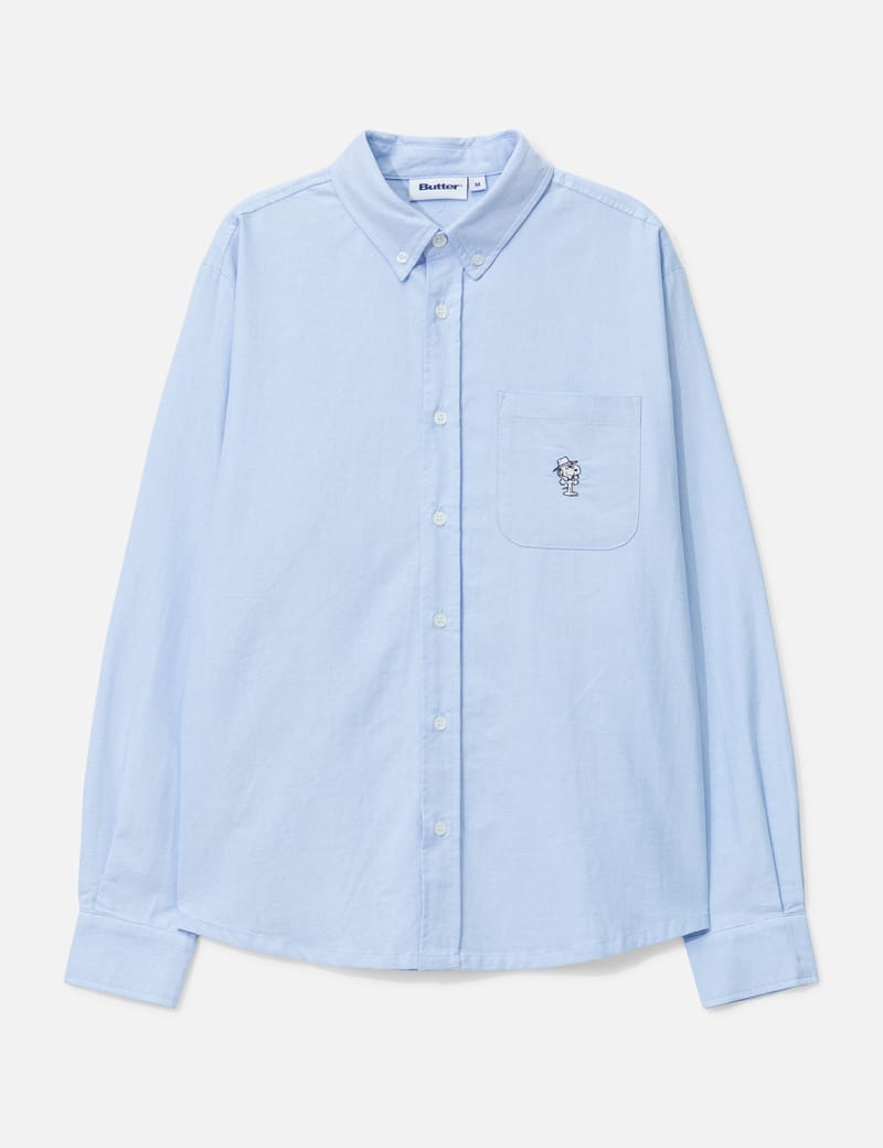 トップス butter goods Butter Goods - Butter Goods X Peanuts Spike Oxford Shirt | HBX