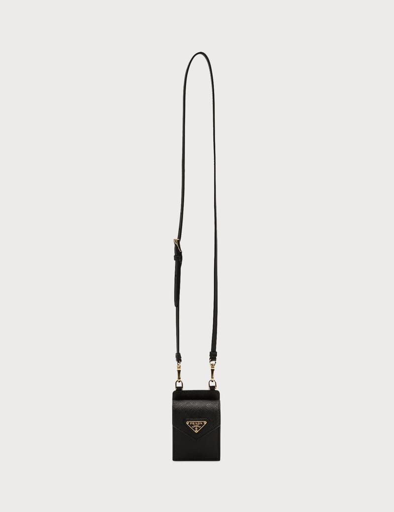 Prada - AirPods Case With Shoulder Strap | HBX - Globally Curated