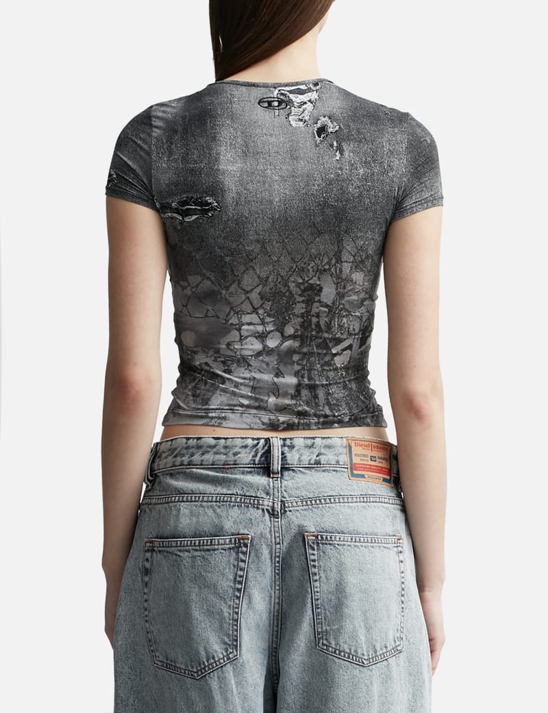 Diesel - T-Uncski Cropped T-shirt | HBX - Globally Curated