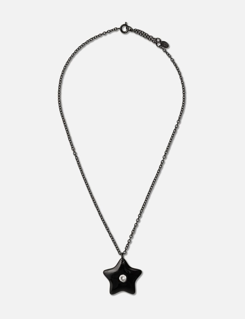 heaven by marc jacobs × Sandy liangネックレス Sandy Liang Sparkles 2.0 Necklace - Black fine chain with star