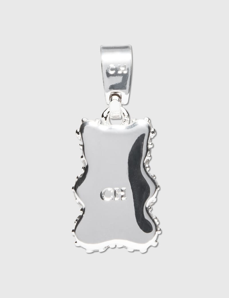 Crystal Haze - SILVER NOSTALGIA BEAR PAVE PENDANT | HBX