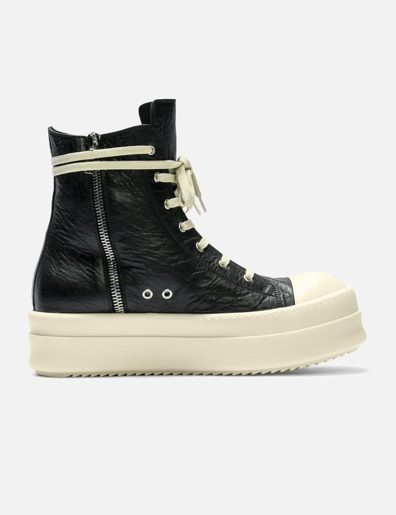 靴/バッグ Rick Owens MEGA BUMPER SNEAKS 43 Rick Owens Mega Bumper Sneaks in Tumbled Lamb Leather - タンブル