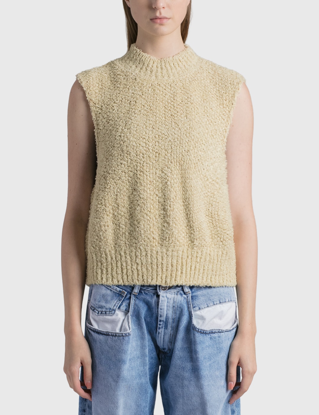 Maison Margiela Chunky Sweater Vest HBX Globally Curated Fashion