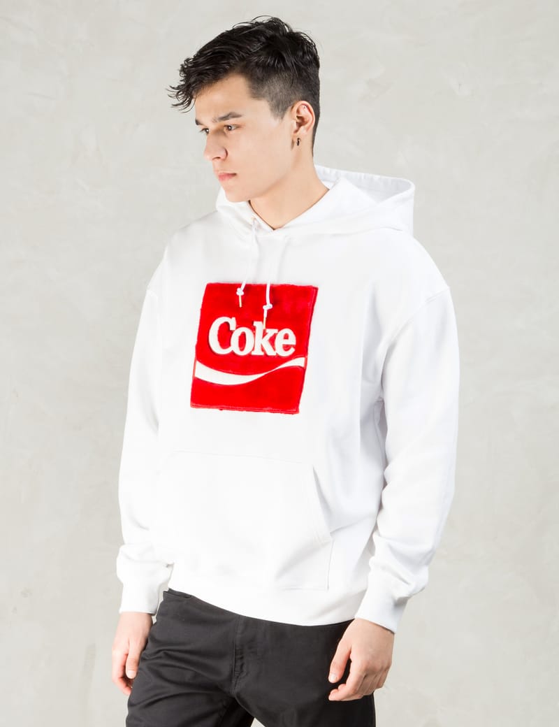 White coca outlet cola hoodie