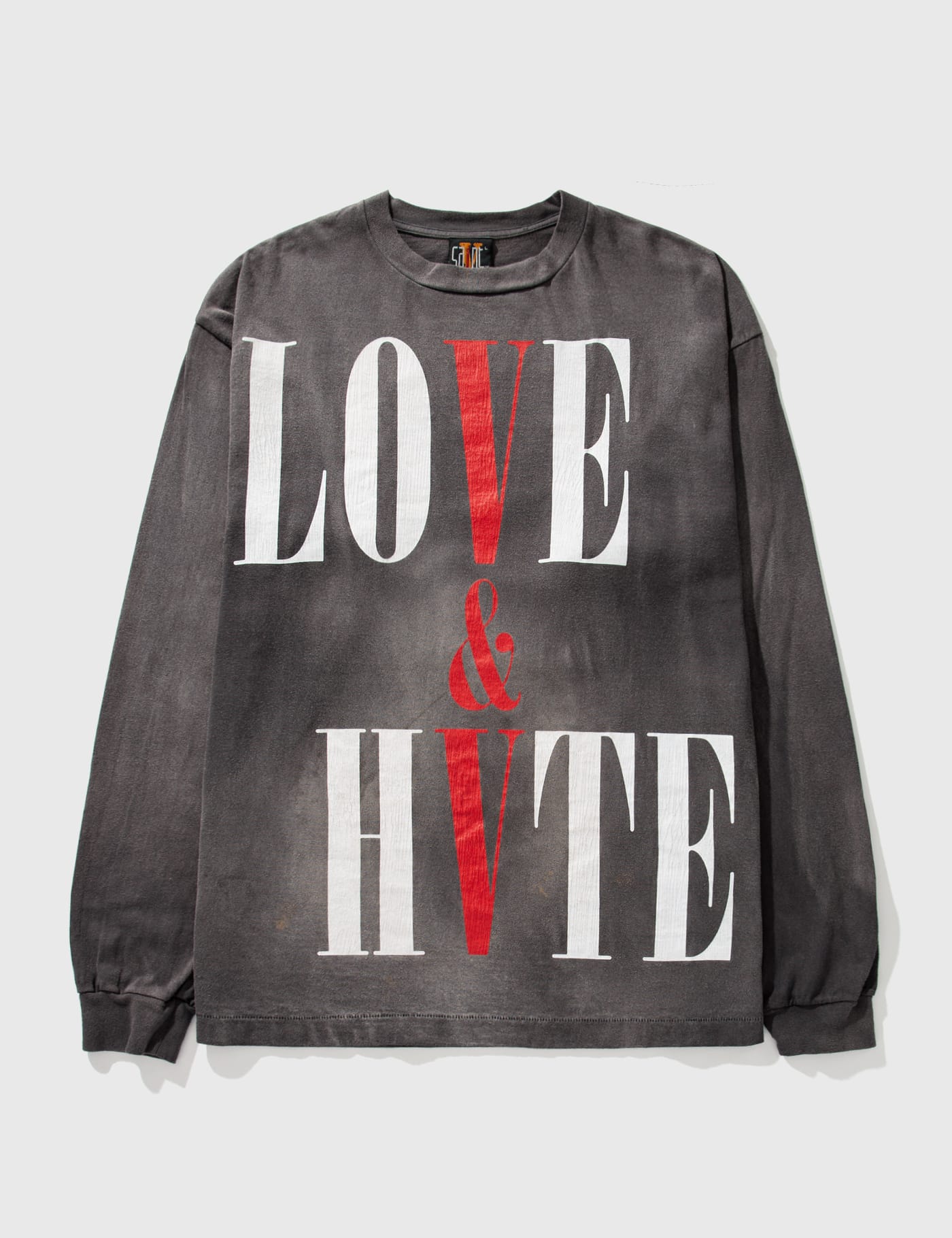 Saint Michael - Saint Michael x Vlone Love & Hate T-shirt | HBX - Globally  Curated Fashion and Lifestyle by Hypebeast