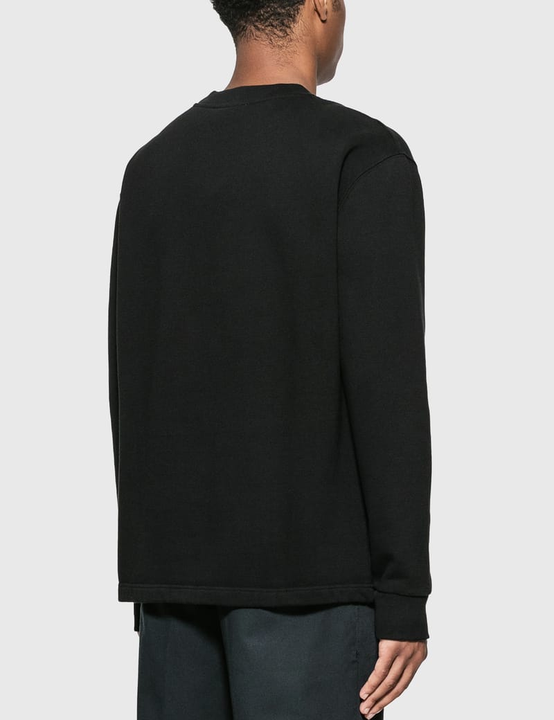 Maison Kitsuné - Big Eye Flower Embroidery Sweatshirt | HBX