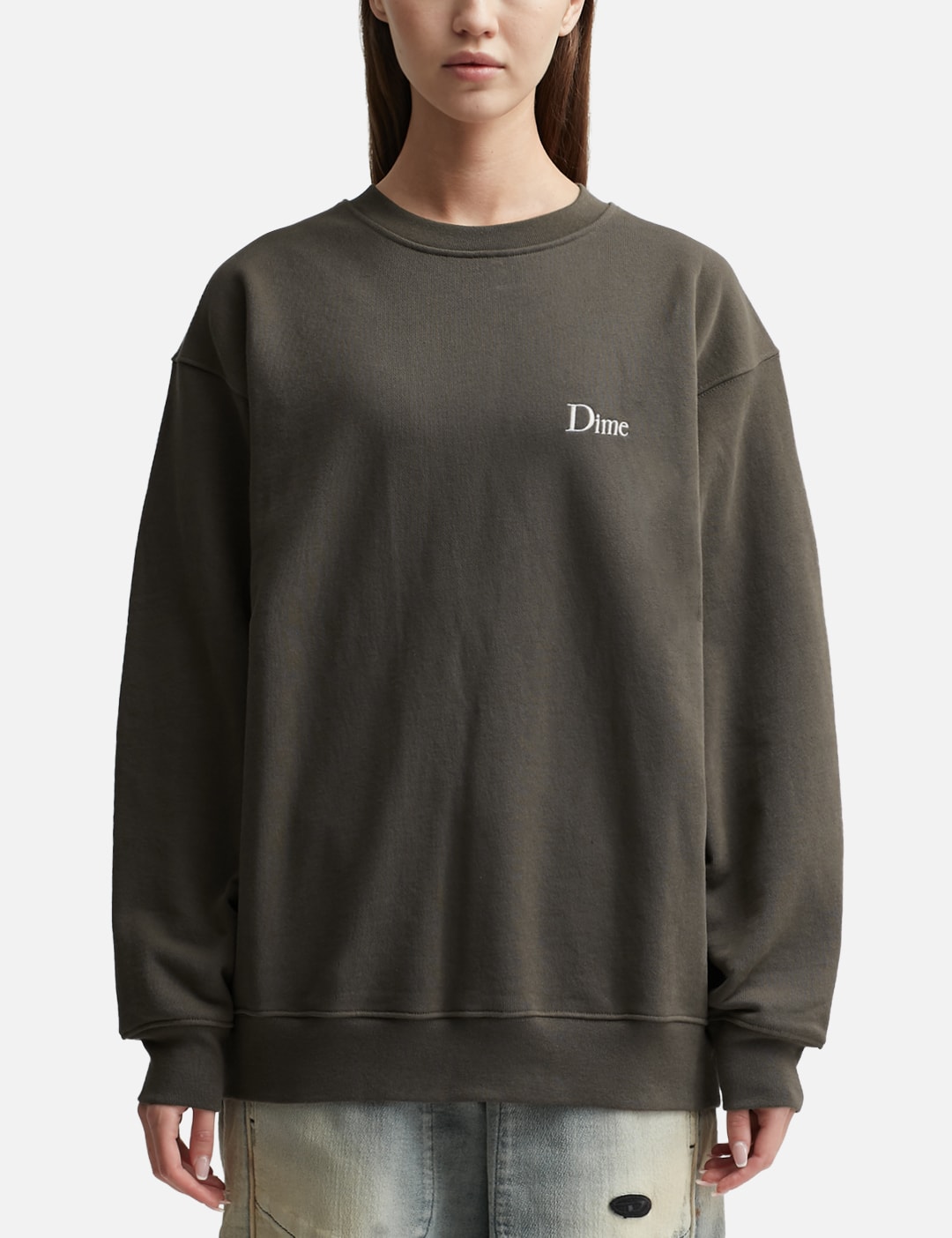 Dime - Dime Classic Logo Crewneck | HBX - Globally Curated Fashion and ...