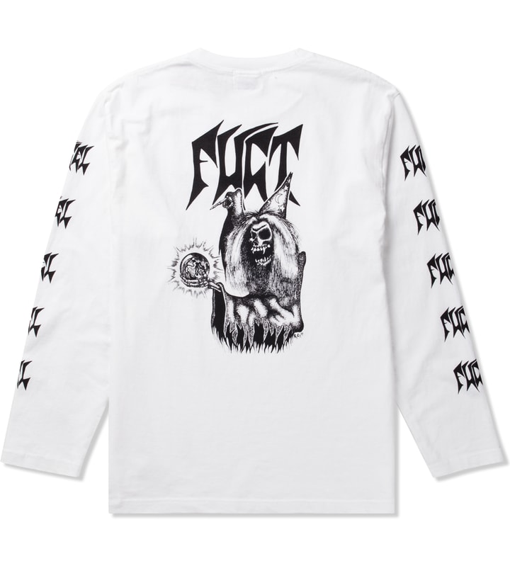 FUCT SSDD - White FUCT SSDD X EXCEL L/S T-Shirt | HBX - Globally