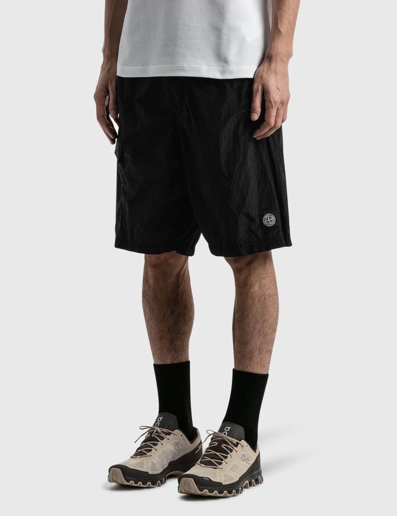 Stone Island - Nylon Metal Shorts | HBX - Globally Curated Fashion ...