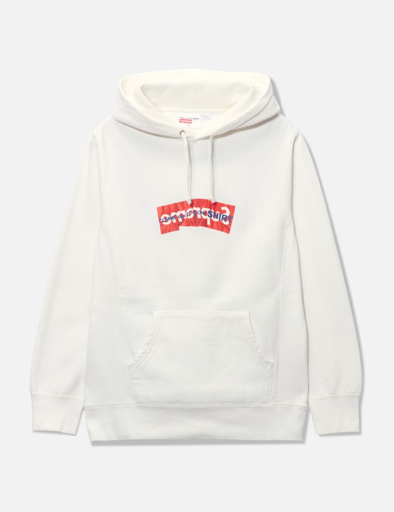 Supreme box shop logo hoodie sizing