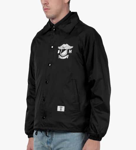 W.RIVER COACH JACKET ブラック REWIND Nylon Coach Jacket - REWIND ┃Yo-yo Specialty Store