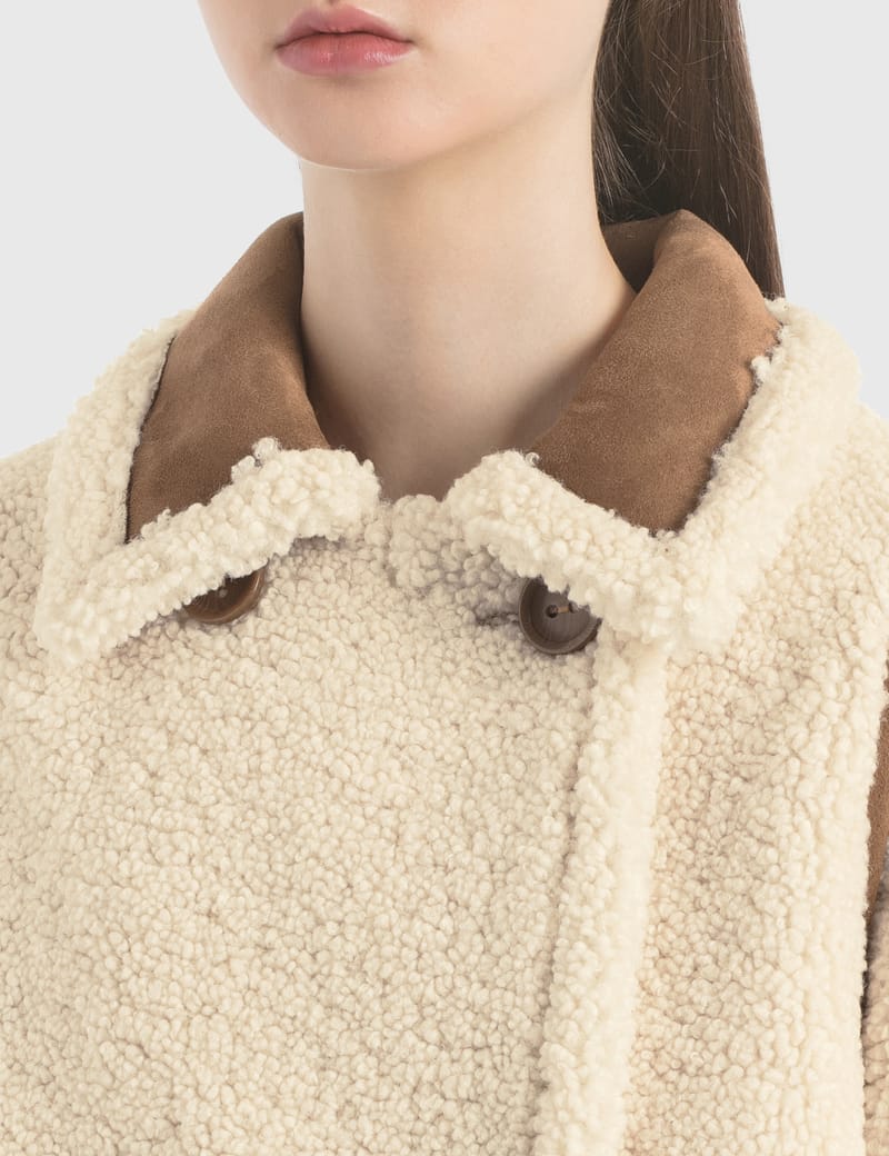 ジャケット Chloe JACKET (CH25UVE30434 223) Chloé Lamb suede bomber jacket | The Fashion Square