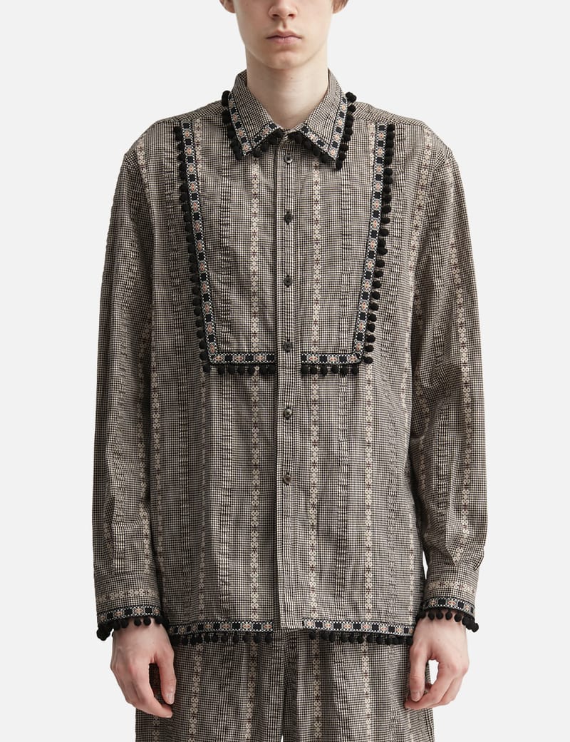 SUGARHILL Tattoo Flash Print Pocket Denim Jacket - Artist-collab