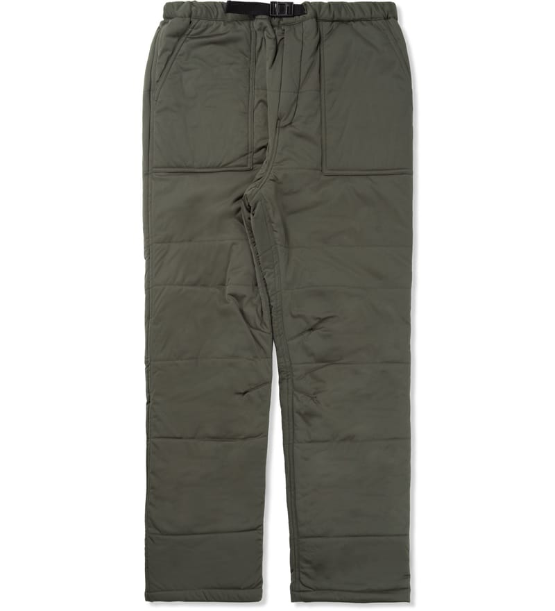 Snow Peak - Olive Flexible Insulated Pants | HBX - Globally