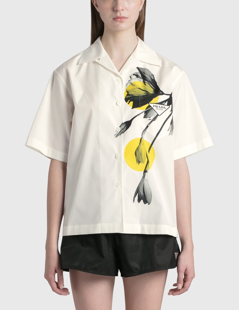 Prada printed 2024 poplin shirt